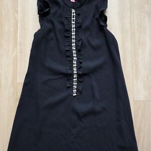 Lilly Pulitzer Black Dress with Pearl Details